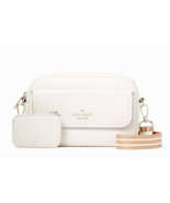 New Kate Spade Rosie Pebbled Leather Flap Camera Bag Parchment Multi - £113.50 GBP
