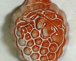 Terracotta Red Clay Pottery Mold Grape Cluster Design Cake Jello Decorative - $16.82