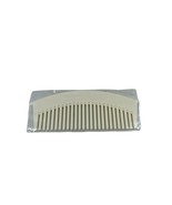 Vintage Estee Lauder Hair Comb Ivory Cream Plastic Wide Tooth Purse Travel - $14.89
