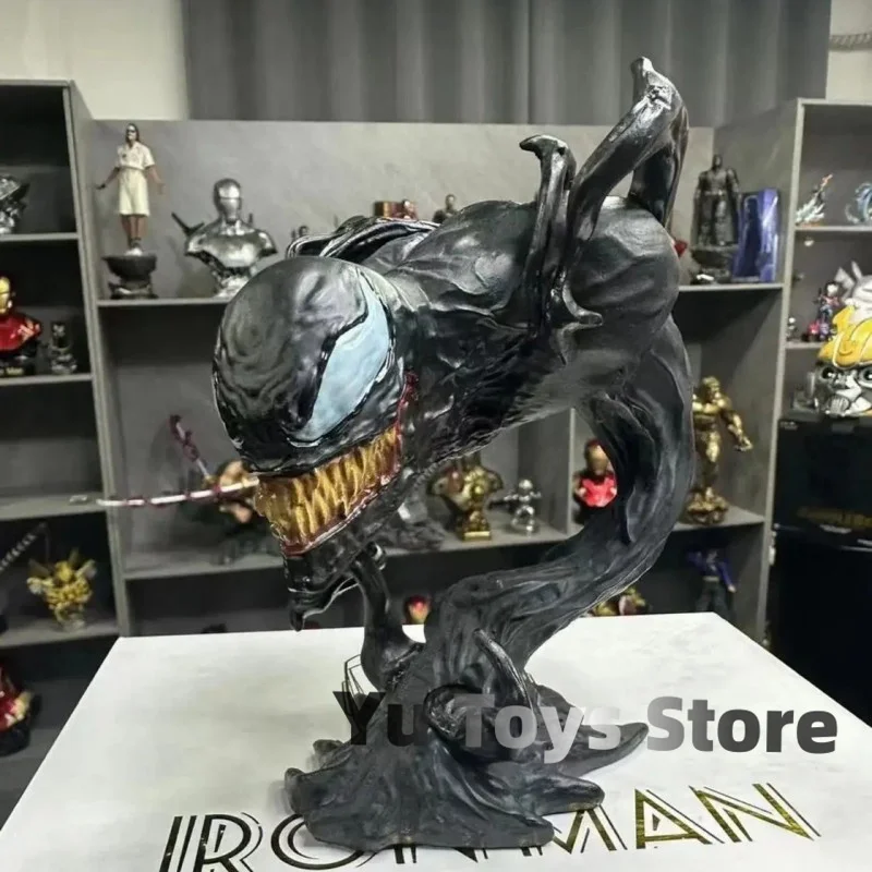 20cm Marvel Venom Anime Figure Customized Model Dolls Resin Action Figurine - $44.78