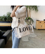 HOT Fashion Transparent Jelly Bag Large Capacity Women&#39;s Handbag Tote Bags - £31.89 GBP