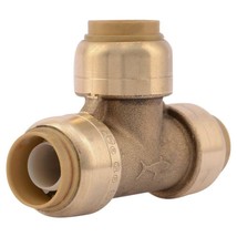 SharkBite 1/2 in. Push-to-Connect Brass Tee Fitting Pipe &amp; Hose Fittings... - £8.78 GBP