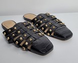 Vince Camuto Womens Size 10 M Lendinna Gold Stud Slide Mules Sandals Squ... - $34.99