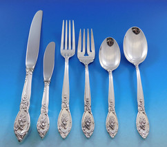 Rose Elegance by Lunt Sterling Silver Flatware Set for 8 Service 51 pieces - £2,326.26 GBP
