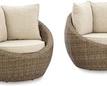 Signature Design by Ashley DANSON Swivel Lounge with Cushion, 2 Count, L... - £1,829.23 GBP