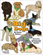 Beautiful Big Dogs Applique Quilt Book -- Large Breed Dog Quilt Patterns - £20.29 GBP