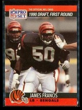 Vintage 1990 Nfl Pro Set Draft Football Trading Card #680 James Francis Bengals - £3.90 GBP
