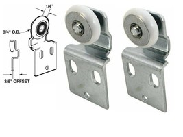 (2) Prime-Line 16202-F Mill Plastic/Steel Roller Assembly 3/4 Dia. x 1/4... - $16.24