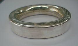 traditional design sterling silver bangle bracelet cuff kada handmade - £172.26 GBP