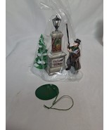 Vintage Department 56 Ye Olde Lamp Lighter Dickens Village Sign 58393 Ch... - $12.61