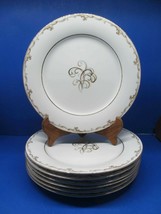 Noritake 5404 Esteem Set Of Five 10 3/8&quot; Dinner Plates Discontinued Since1960 GC - £54.06 GBP