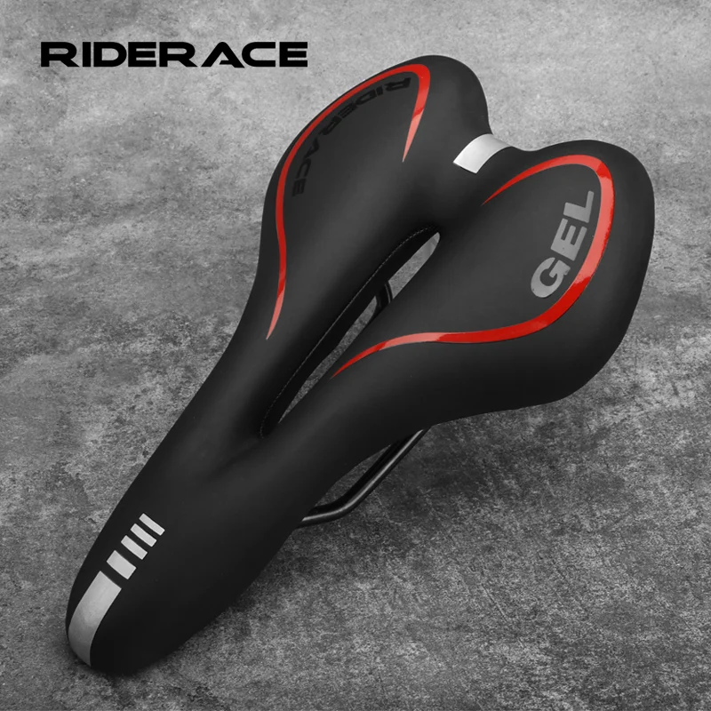 Bike Saddle Gel MTB Mountain Road Cycling Seat For Men Women PU Leather  Comfort - £92.98 GBP