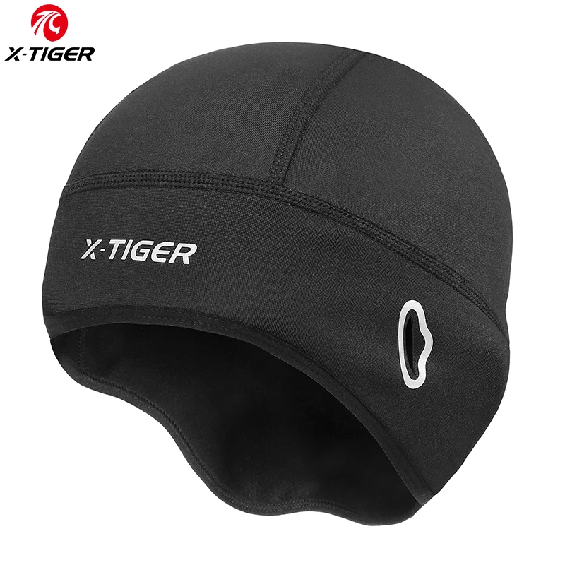 X-TIGER Winter Cycling Cap Thermal Waterproof MTB Bicycle Hats Outdoor  Running  - £73.54 GBP