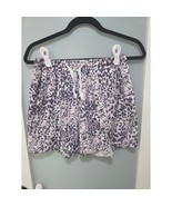 Blush Animal Print Drawstring Shorts Women’s M Elastic Waist Lounge Soft... - $279.00 MXN