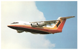 British Aerospace BAe 146 Feederliner Airplane Postcard - £4.64 GBP