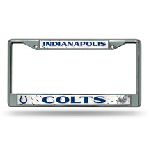 Indianapolis Colts License Plate Frame Chrome Printed Insert - $52.99