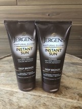 2x Jergens Natural Glow Instant Sunless Tanning Moisturizer + Bronzer De... - $28.01
