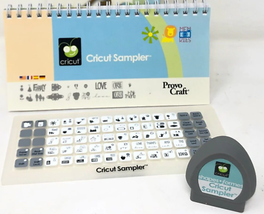 Cricut Sampler font &amp; shapes cartridge set - $12.67