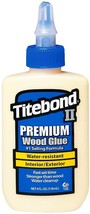 Titebond II 2 Premium WOOD GLUE Clear Water &amp; UV Resistant  Exterior 4 o... - $432.63 MXN