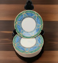 9 Victoria Beale Forbidden Fruit Porcelain Bread Appetizer Dessert Plate... - $711.85 MXN