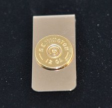Remington 12 Gauge Shotgun Shell Bullet  Money Clip  (6) Nickel Silver Custom Ma - £83.34 GBP