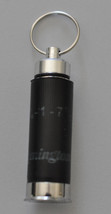 Remington 12 Gauge  Black Shotgun Shell Bullet Pill Bottle Pill Box  Keychain Ne - £21.22 GBP