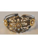 Remington Triple 410 Gauge   Shotgun Shell Bullet  Bracelet Filigree Cuf... - £29.56 GBP