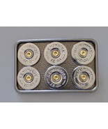 Remington 12 Gauge Shotgun Shell Bullet Belt Buckle Custom Made in the USA - £29.10 GBP