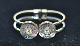 Remington 12 Gauge Shotgun Shell   (Nickel Finish ) Bullet Bracelet Swarovski  C - £27.96 GBP