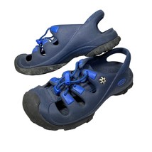 Crocs Kids Youth Size 2 / 4 Sandals Blue - $12.80