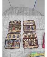 4 Certified International Kate McRostie Plates French Boulevard series 9&quot; - $34.17 CAD