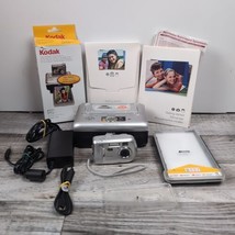 Kodak EasyShare CX7300 3.2MP Silver Compact Digital Camera Tested W/ Dock+Extras - $60.74