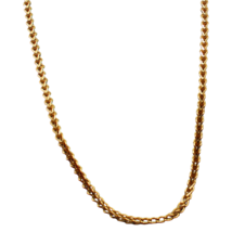 bis 916 seal sparkle gold 22&quot; necklace chain for grand parents thanksgiving day  - $1,819.00