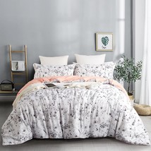  Floral King Size Comforter Set for King Bed Farmhouse Boho Bedding Comforter Se - £62.34 GBP
