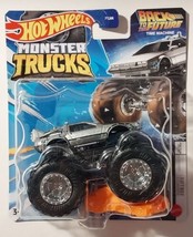 Hot Wheels Monster Trucks Back To The Future Time Machine NEW for &#39;24 1/64 Scale - £11.25 GBP