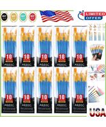 10-Piece Acrylic Paint Brush Set - Versatile, High-Quality Brushes for A... - $738.34 MXN