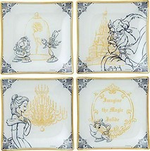 DISNEY Beauty and the Beast Belle Plate Set Dish Tablaware D-BB03 w/Tracking - £55.68 GBP