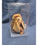 Ty Beanie Baby Hoot, 1995,  Style 4073 PVC Pellets - £157.52 GBP