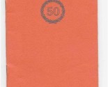 50 Year Commemorations Booklet Rev Joseph Stack Palace Hotel San Francis... - £13.95 GBP
