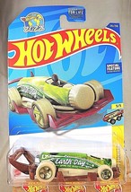 2022 Hot Wheels #135 Fast Foodie 5/5 CARBONATOR Green-Tan-Brown w/Tan Wheels 5Sp - £6.31 GBP