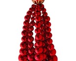 Seasons of Canon Falls Ornaments Red Dangle Ball  5 in long Lot of 3 - $10.08