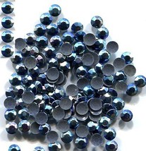 720 Rhinestuds Faceted Metal 5mm Ab Ice Blue Hot Fix 5 Gross - £10.12 GBP