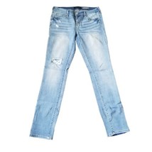 Aeropostale Jeans Women Size 6 Destressed 28x30 Whiskered Light Wash Den... - £11.74 GBP