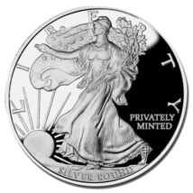 Walking Liberty tenth- 1/10 oz Pure Silver .999 - round coin - £7.17 GBP
