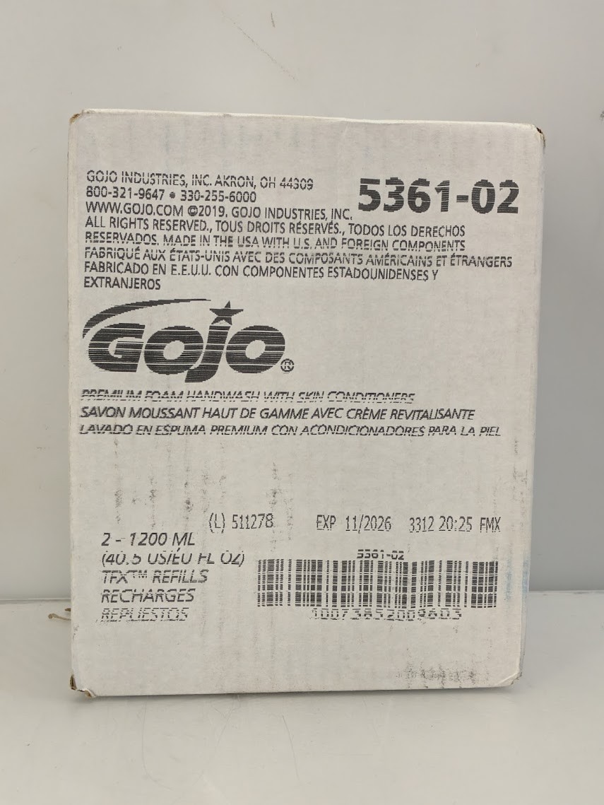 Pack of 2 GOJO 536102 1200 mL (40.5) TFX Luxury Foam Hand Wash Dispenser Soap Item image 7