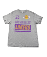 Los Angeles Lakers Lebron James #23 T Shirt Double Sided Graphic Print M... - $37.89 CAD