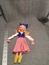 Vintage Pelham Puppet Dutch Girl Hand Made in England Marionette Tangle ... - $23.75