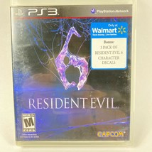 PS3 Resident Evil 6 (Sony PlayStation 3, 2012) Includes Inserts No Manual - £12.40 GBP