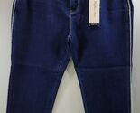 L) Women Rhythm &amp; Rose Capri Raw Edge Side Seam Jeans Size 16 - $14.84