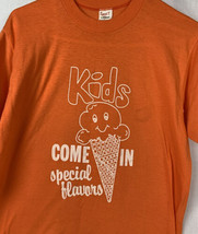 Vintage Ice Cream T Shirt Special Flavors Single Stitch Promo Large USA ... - £23.62 GBP